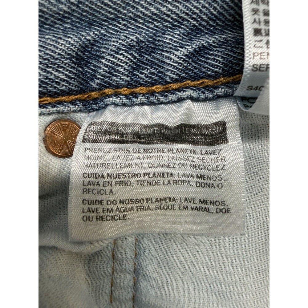 Levis 501 Jeans Mens Tagged 36x29 Actual W36 27 Medium Wash Button Fly Denim - Picture 12 of 14